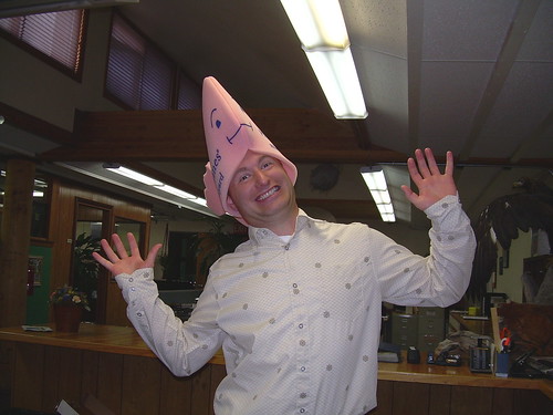 Ahh, there is a whale on my head!