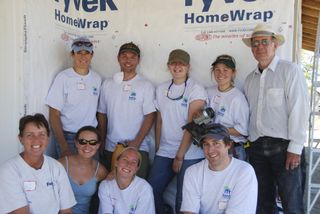 Front Row (L-R): Erin Shirely (Ex. Director of Fremont County Habitat for Humanity), Kelly, Pearson, Bam-Bam Bannon; Second Row (L-R): Jen, Scott, Rachel, Christi, and Pastor Don (who is amazing) Front Row (L-R): Erin Shirely (Ex. Director of Fremont County Habitat for Humanity), Kelly, Pearson, Bam-Bam Bannon; Second Row (L-R): Jen, Scott, Rachel, Christi, and Pastor Don (who is amazing)