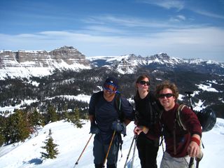 Interns ski