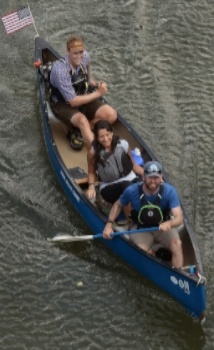 Paddling down the Elk River Photo by F. BRIAN FERGUSON