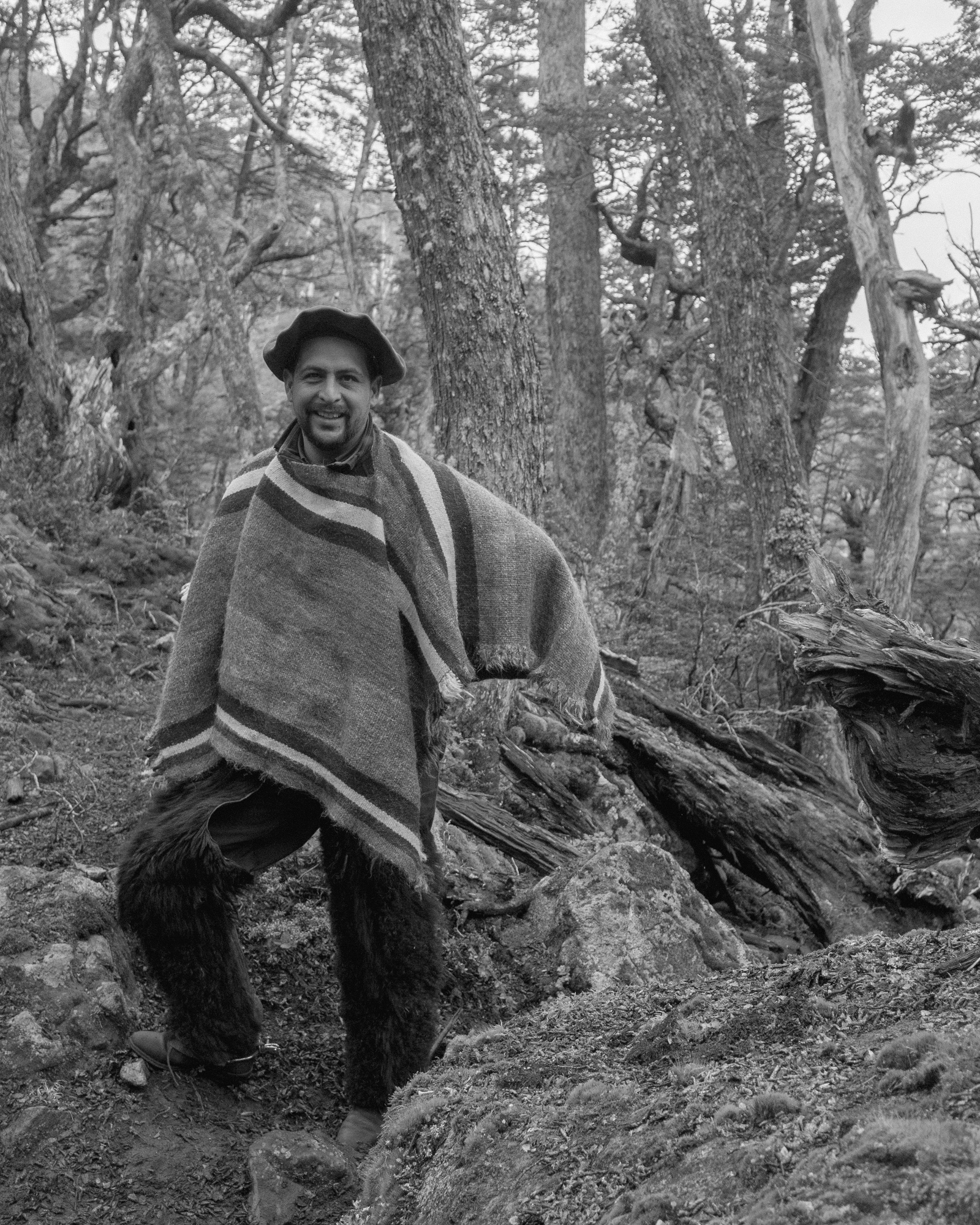 Gaucho - Patagonian rancher poses for a photo