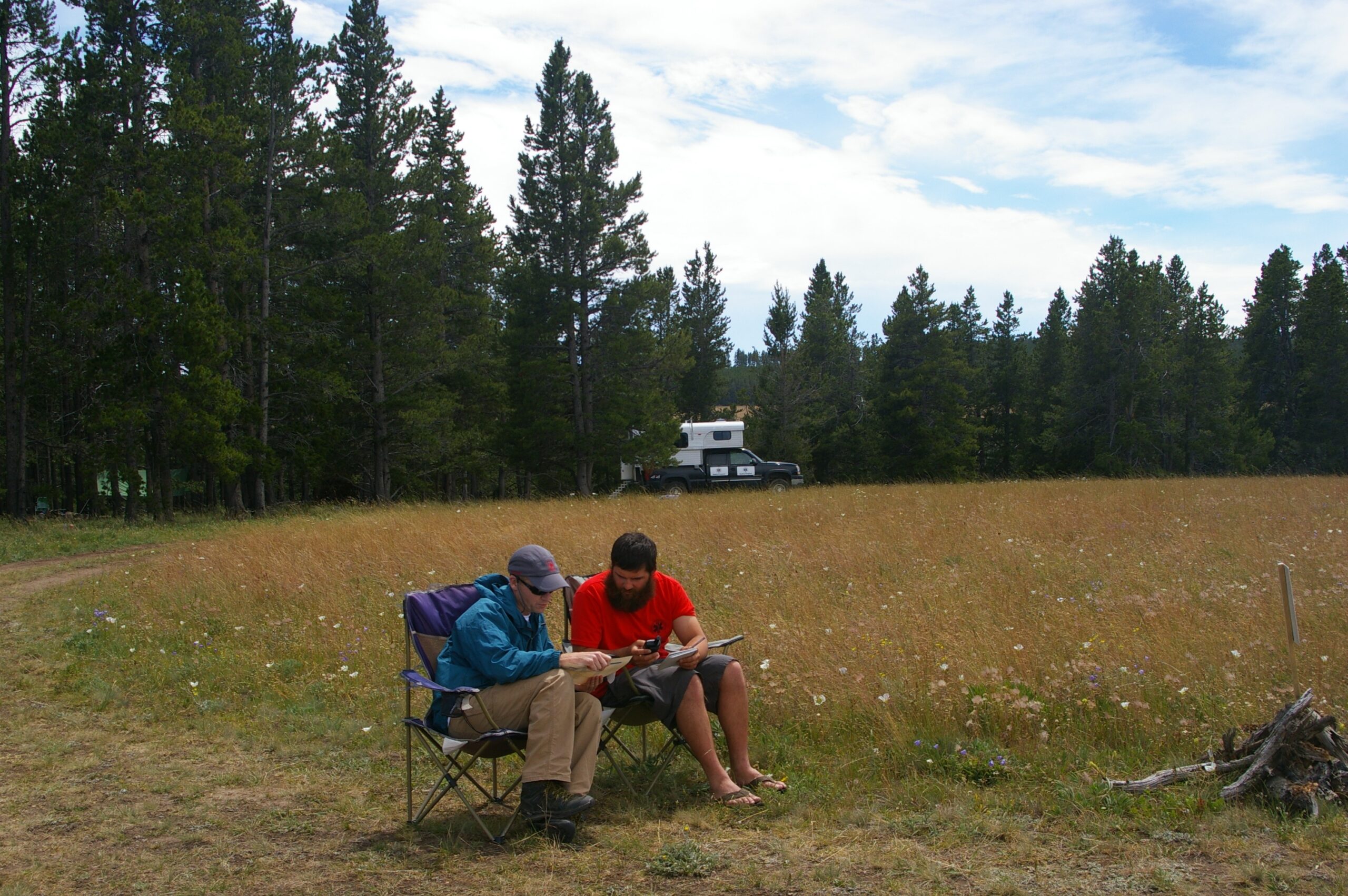 Planning ahead at Cowboy Tough Adventure Race.