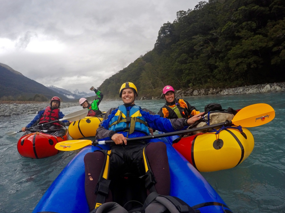 Smiling on the river