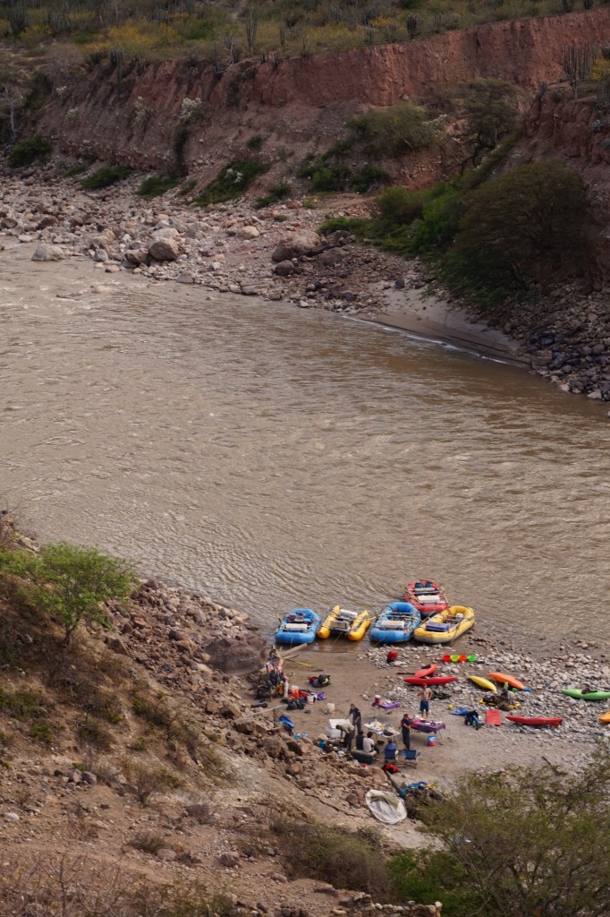 River Camp in the Upper Gorge