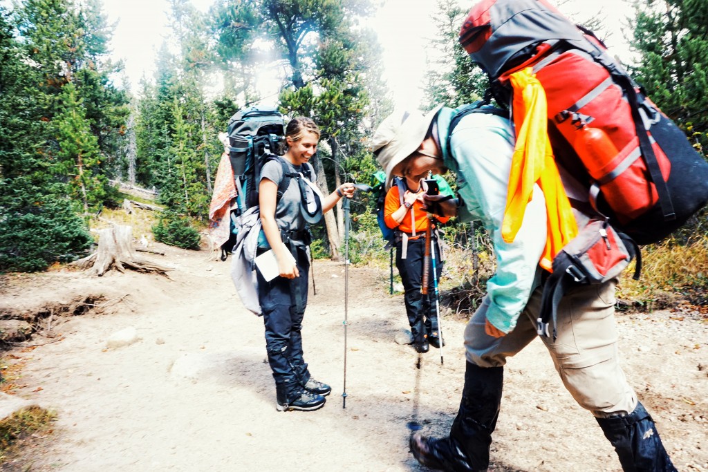 Hiking together