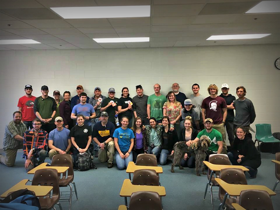 The entire class