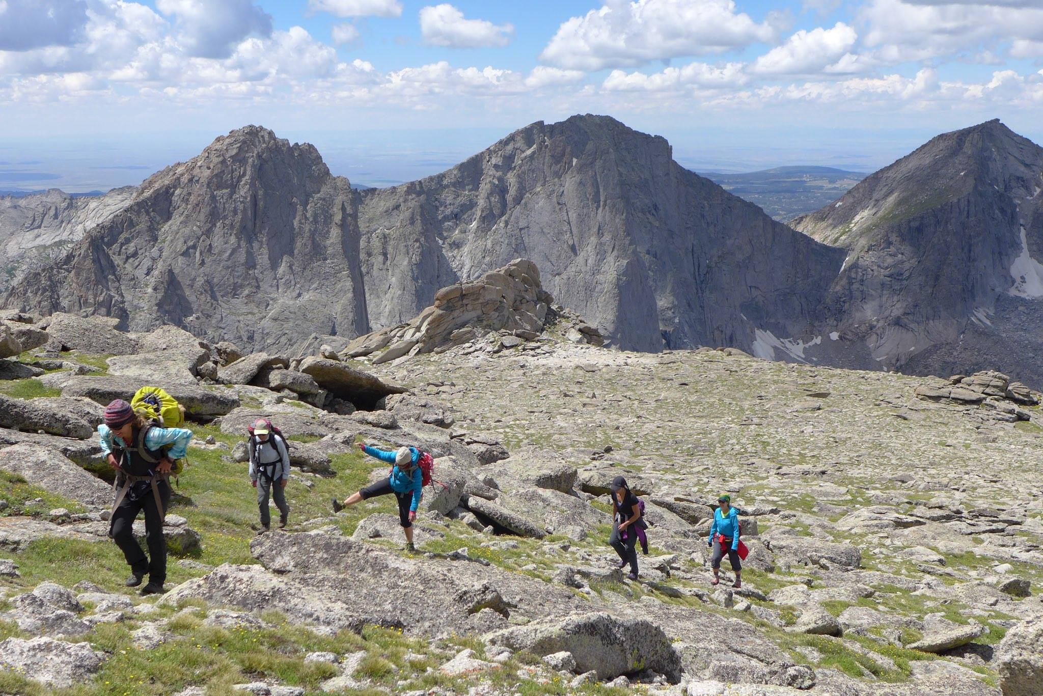 Leading uphill
